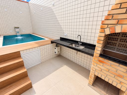 sobreposta térrea com espaço gourmet