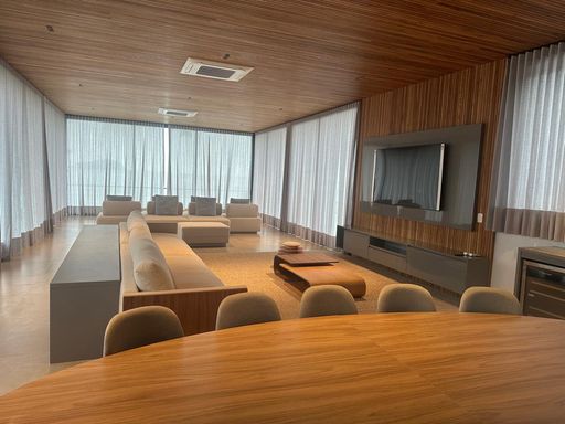 Sala de estar com 3 ambientes