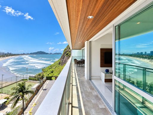 Apartamento a Venda Edifício Barramar com Varanda e vista para o mar