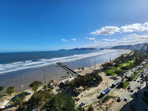 Vista Livre para Orla de Santos
