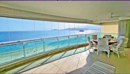 Varanda Fechada com Vista Mar