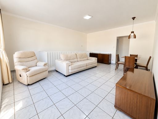 Sala de Estar e Jantar com mobilia
