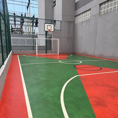 Condomínio KZ Santos com quadra poliesportiva