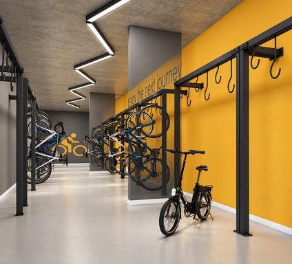 Condomínio KZ Santos com bicicletário