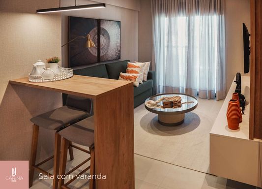 Sala de Estar com Varanda