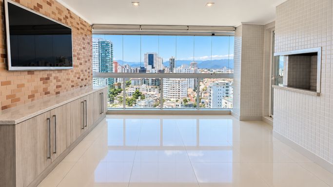 Apartamento Edifício Stella Maris Residence com Varanda Gourmet