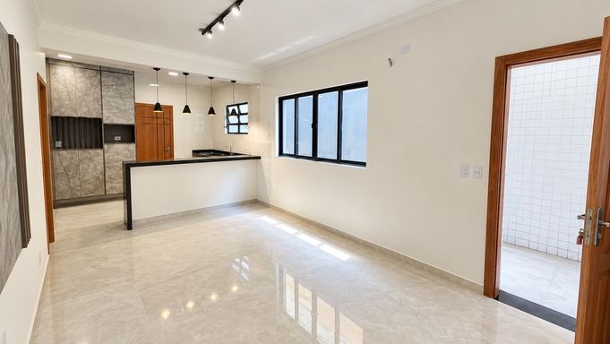Casa Sobreposta Térrea na Comendador Alfaia Rodrigues com 3 dormitórios