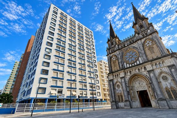 Apartamento Edifício Residencial Embaré com elevador