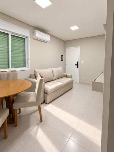 Sala de Estar E Jantar com ar condicionado