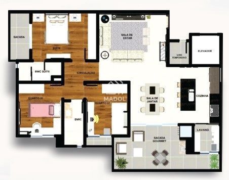 Apartamento à venda em Orfãs, Ponta Grossa — Portal Chave Fácil
