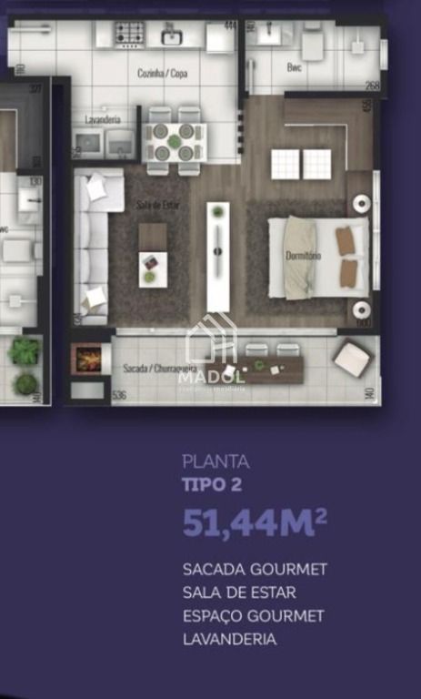 Apartamento à venda em Centro, Ponta Grossa — Portal Chave Fácil