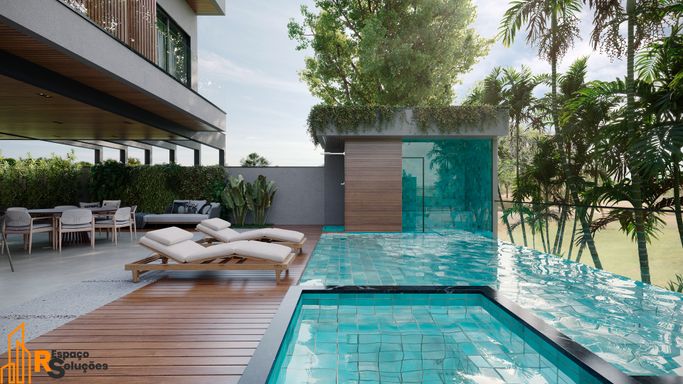 A conveniência de ter o mar como extensão do seu lar! A casa está a poucos passos da praia, ideal para curtir o melhor da Riviera.