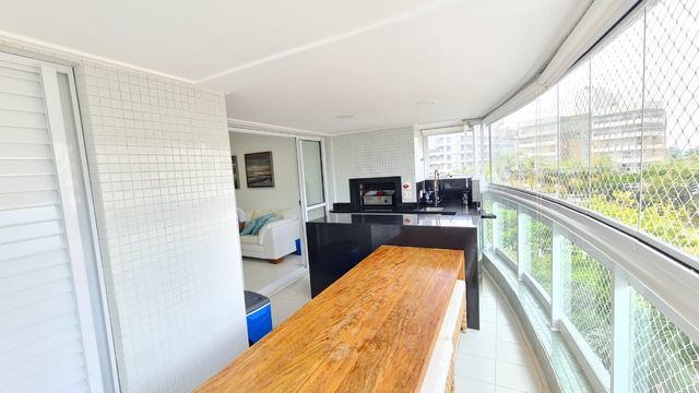 A área gourmet na varanda, completa e pronta para momentos de celebração