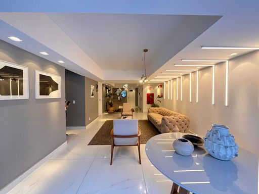 Hall de entrada com portaria virtual