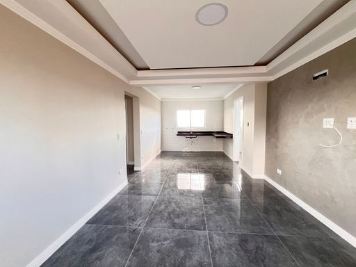 Sala e cozinha integradas