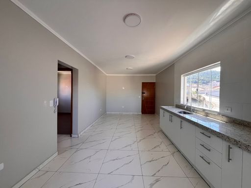 Sala e cozinha conjugada