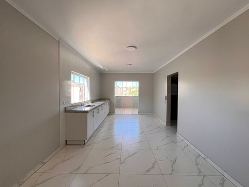 Sala e cozinha conjugada