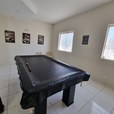 Salão de jogos - mesa de sinuca