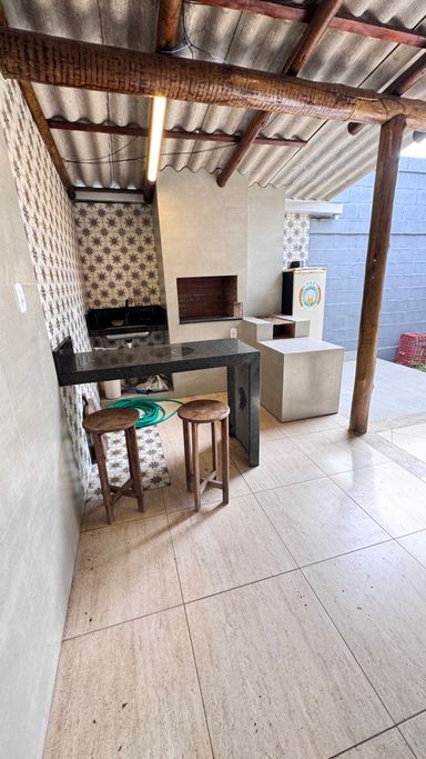 Área de churrasco