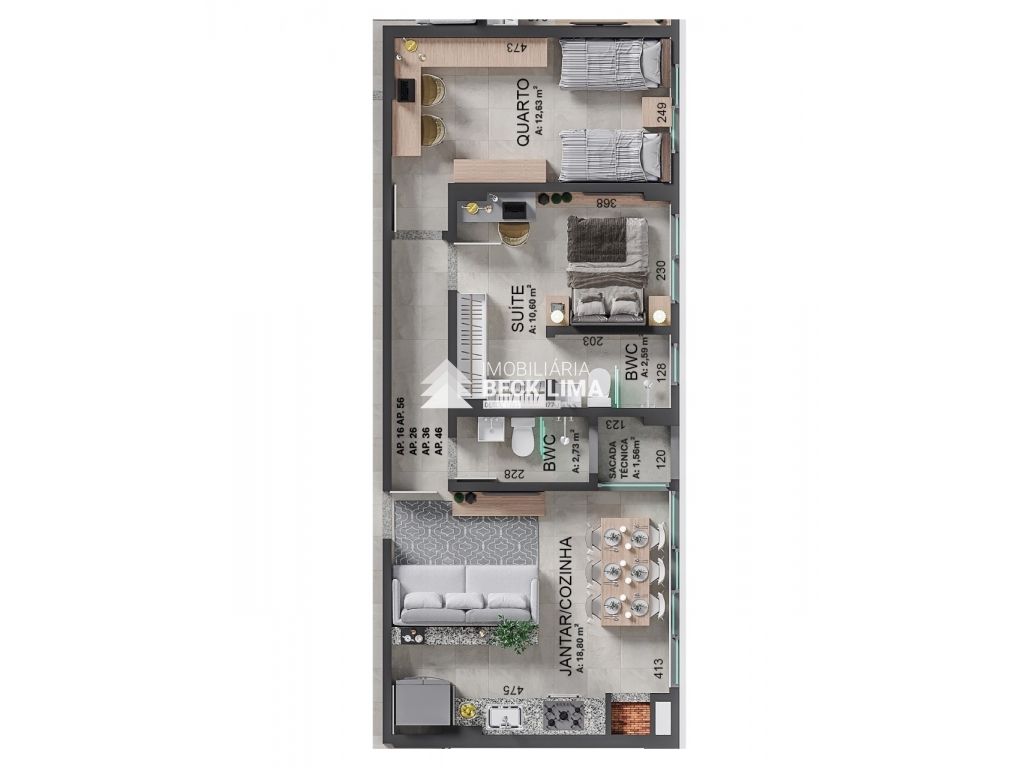 Apartamento à venda em Pioneiros Catarinenses, Cascavel — Portal Chave Fácil
