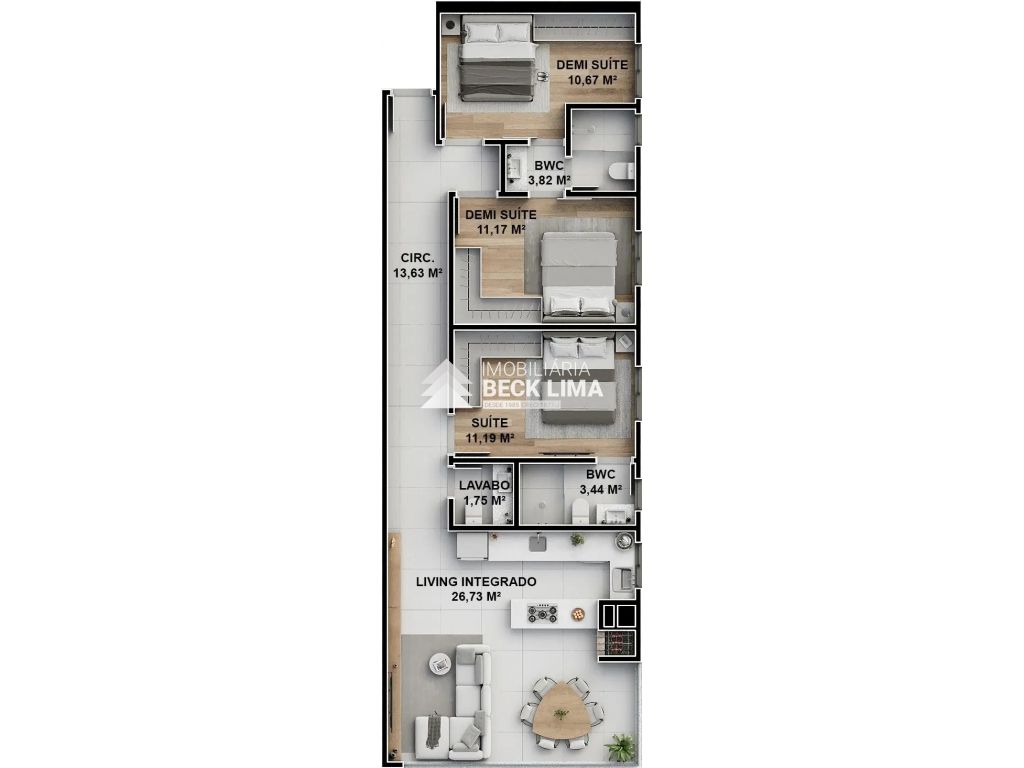 Apartamento à venda em PerequÊ, Porto Belo — Portal Chave Fácil