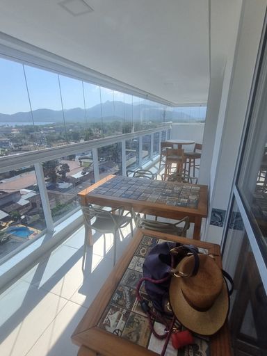 Varanda gourmet para seus encontros especiais com muito conforto e sofisticação.