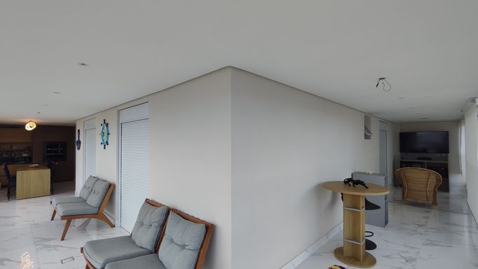 Vista da altura privilegiada (equivalente ao 3º andar).