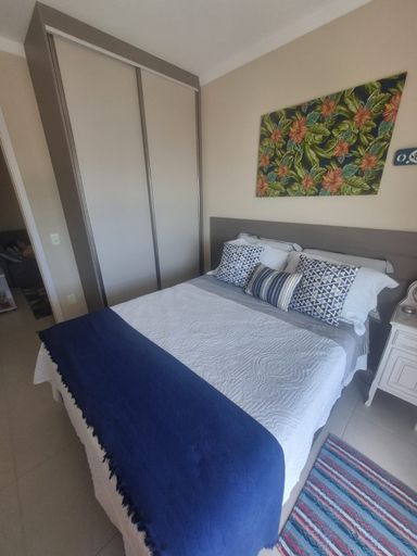 Dormitório aconchegante, pensado para seu descanso com tranquilidade.