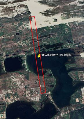 Terreno/Lote à Venda com 165028m² Barrinha de Baixo, Acaraú-CE