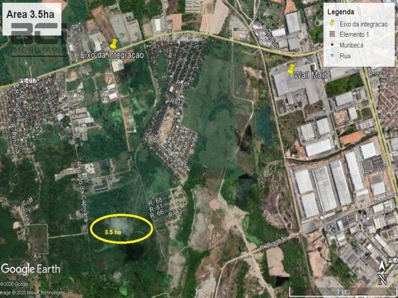 Lote / Terreno para comprar com 30.000 m² em Muribeca, Jaboatão dos Guararapes
