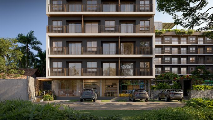 Arquitetura moderna de alto padrão