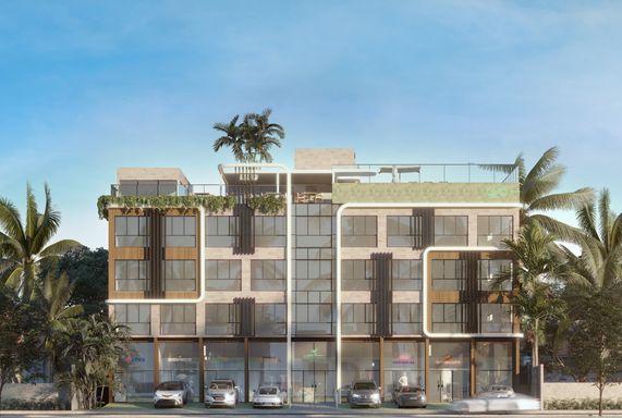 Fachada moderna com design elegante e sofisticado