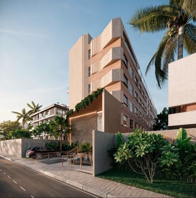 Empreendimento moderno a beira mar de Tamandaré, com arquitetura contemporânea e estrutura completa