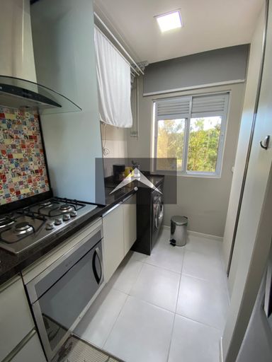 Integrada cozinha e lavanderia