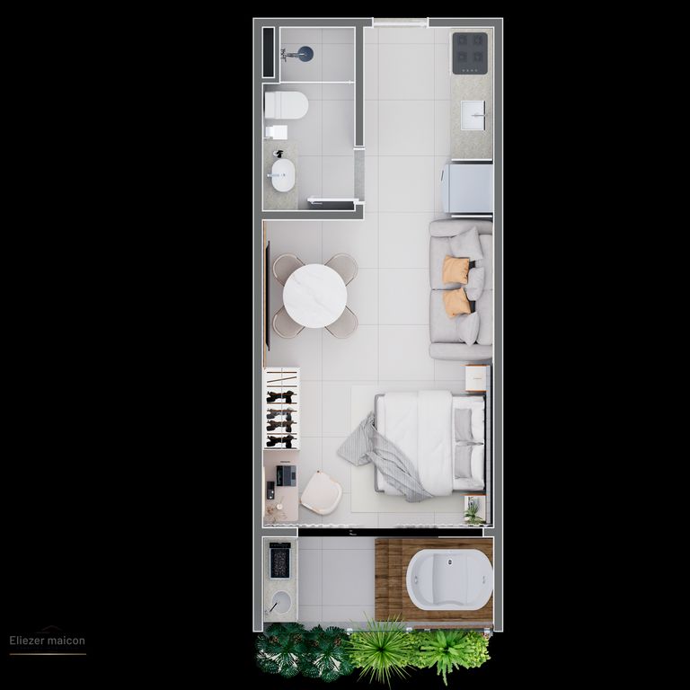 Apartamento, 1 quarto, 30 m² - Foto 28