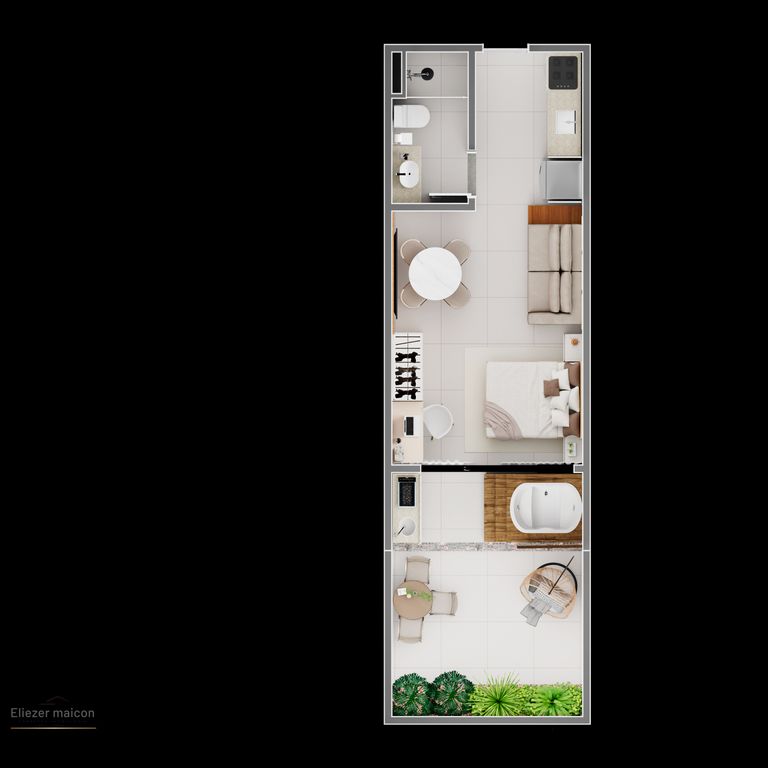 Apartamento, 1 quarto, 30 m² - Foto 27