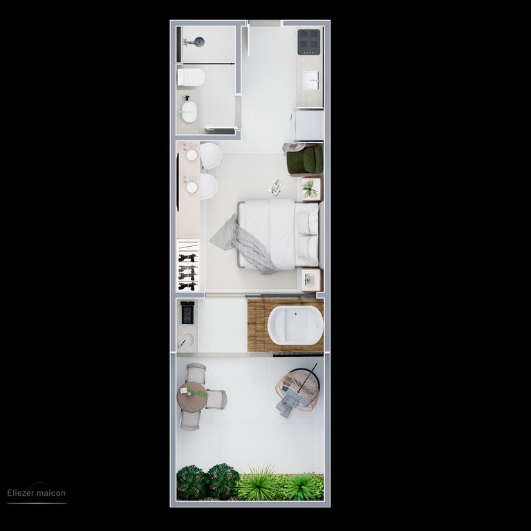 Apartamento, 1 quarto, 30 m² - Foto 26