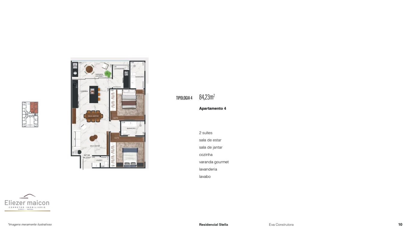 Apartamento, 2 quartos, 91 m² - Foto 15