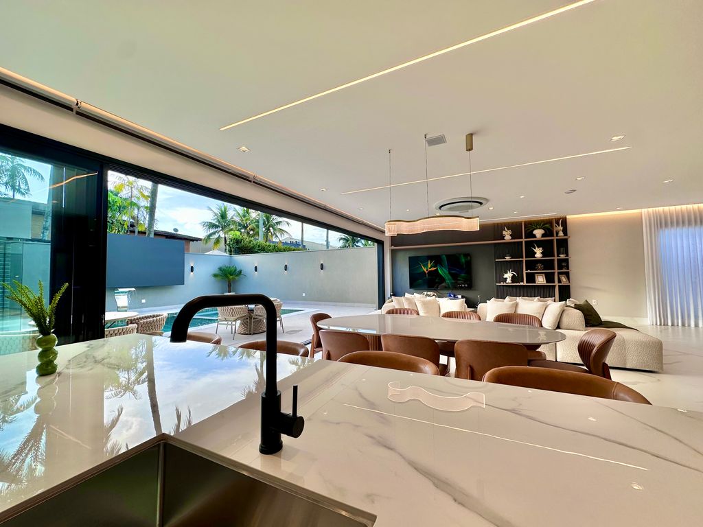 Casa Alto Padrão Novíssima e Moderna no condomínio Jardim Acapulco Guarujá em Jardim Acapulco, Guarujá — foto 18