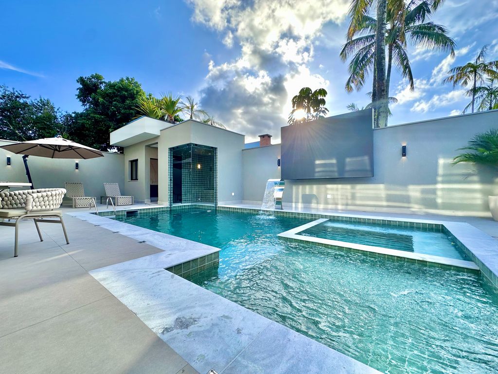Casa Alto Padrão Novíssima e Moderna no condomínio Jardim Acapulco Guarujá em Jardim Acapulco, Guarujá — foto 22