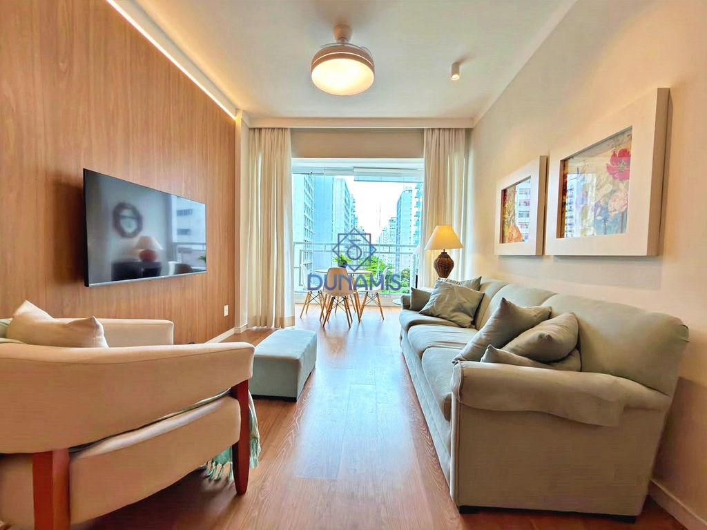 APARTAMENTO REFORMADO LINDISSIMO UMA VISTA PANORAMICA PARA AS ARVORES COM VAGA em Pitangueiras, Guarujá — foto 7