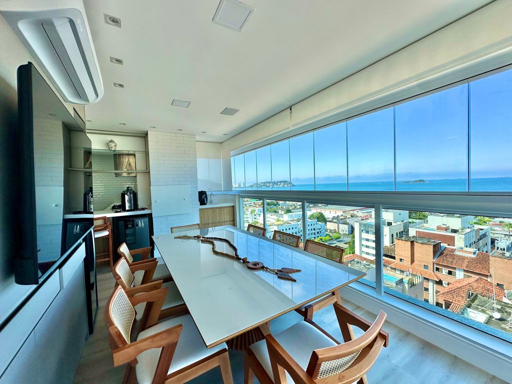 Apartamento Alto Padrão  3 Suítes- Varanda Gourmet-2 Quadras da Praia da Enseada em Enseada, Guarujá — foto 8