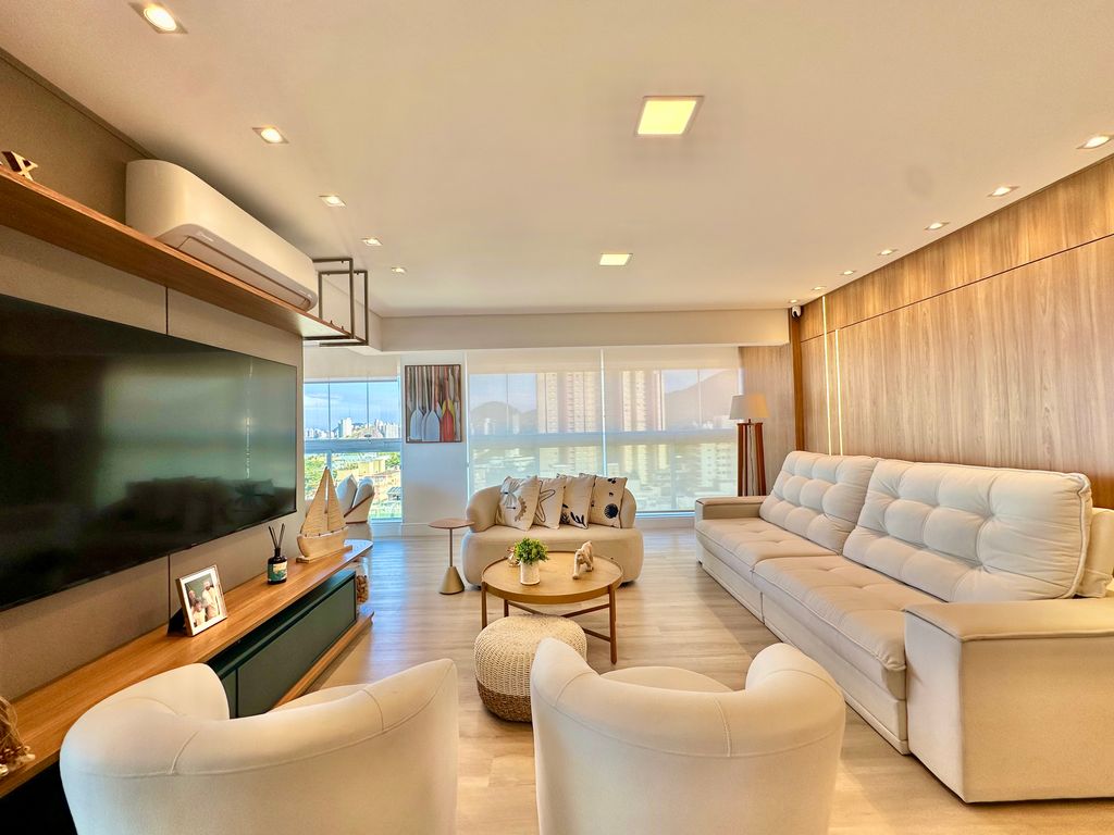 Apartamento Alto Padrão  3 Suítes- Varanda Gourmet-2 Quadras da Praia da Enseada em Enseada, Guarujá — foto 10
