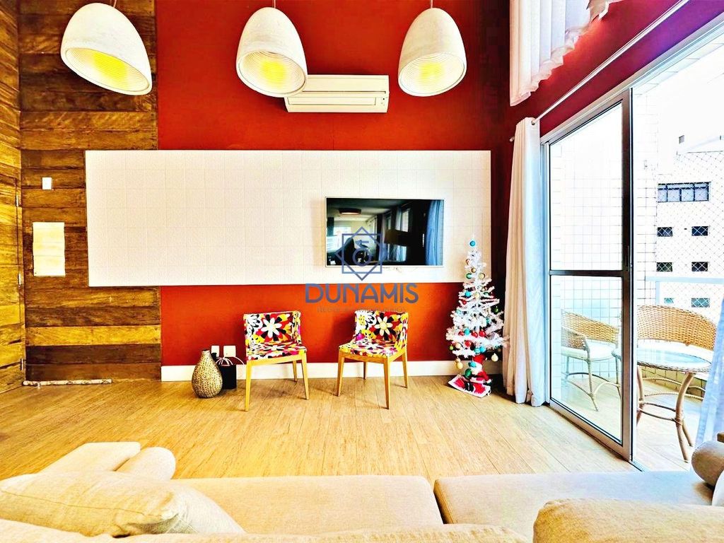 Lindo Apartamento Duplex Alto Padrão  Praia das Astúrias em Jardim Astúrias, Guarujá — foto 7