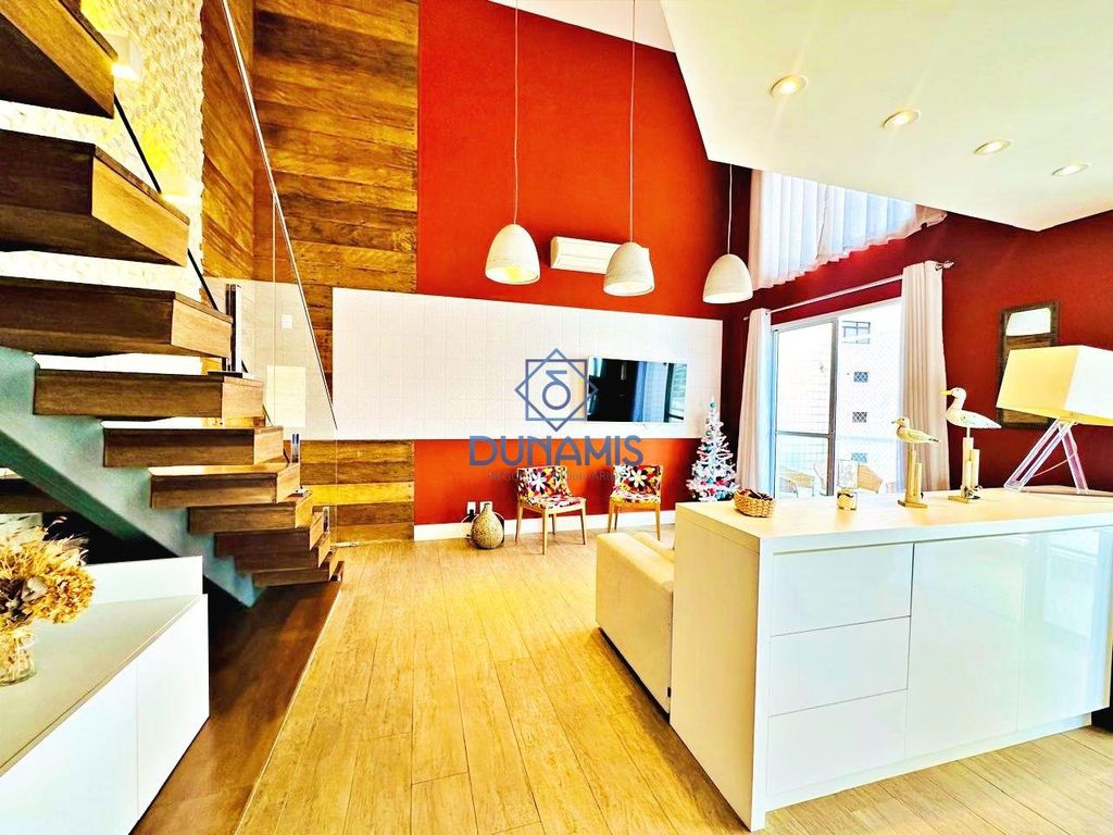 Lindo Apartamento Duplex Alto Padrão  Praia das Astúrias em Jardim Astúrias, Guarujá — foto 4