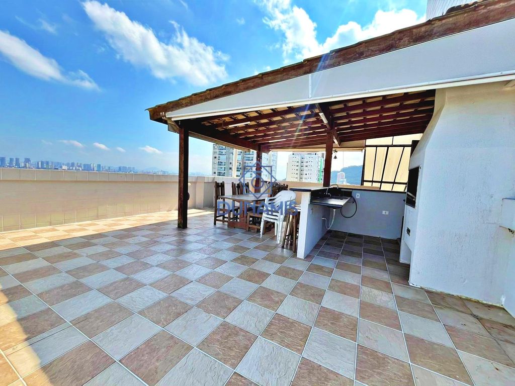 LINDA COBERTURA DUPLEX À VENDA NA PRAIA  NA PRAIA DO TOMBO NO GUARUJÁ em Jardim Astúrias, Guarujá — foto 34