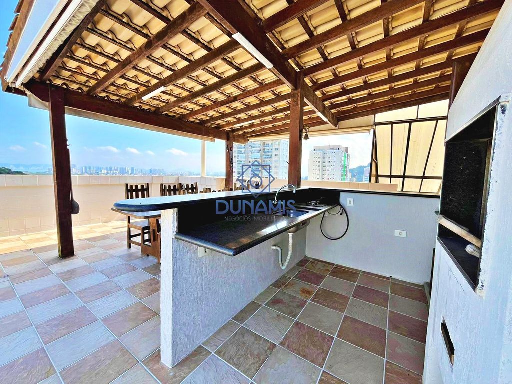 LINDA COBERTURA DUPLEX À VENDA NA PRAIA  NA PRAIA DO TOMBO NO GUARUJÁ em Jardim Astúrias, Guarujá — foto 36