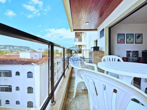 Apartamento 3 dormitórios confortável à venda na Praia da Enseada em Enseada, Guarujá — foto 2
