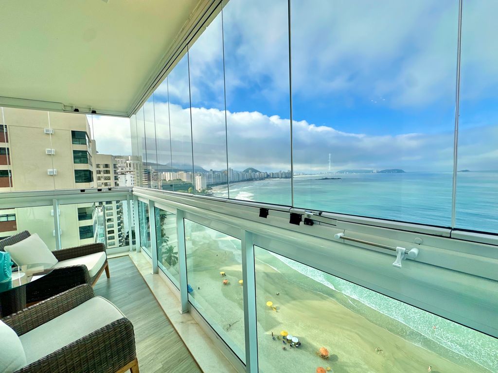 APARTAMENTO ALTO PADRÃO REFORMADO À VENDA NA PRAIA DAS ASTÚRIAS - LAZER COMPLETO em Jardim Astúrias, Guarujá — foto 3