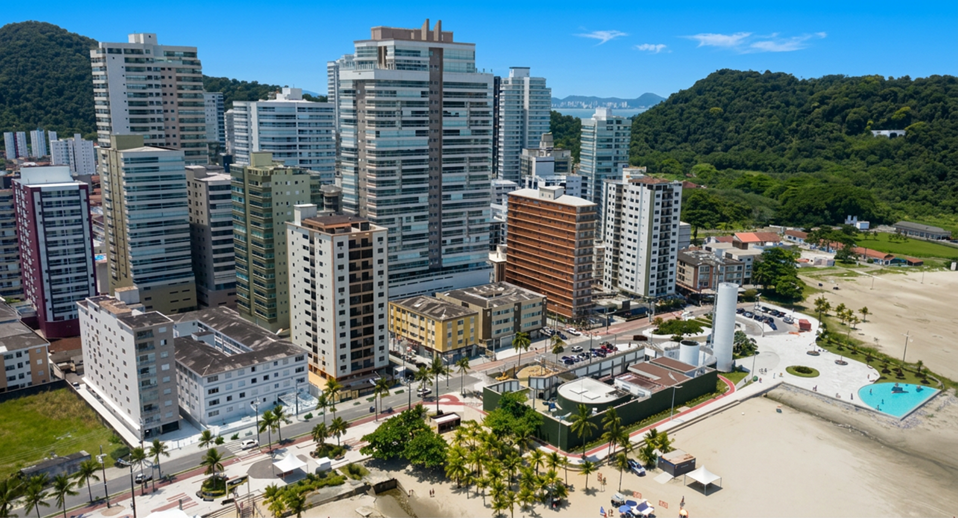 Apartamentos e empreendimentos à venda no Canto do Forte Praia Grande com vista para o mar
